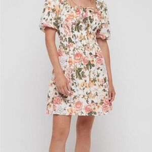 Faithful the Brand - Floral Puff Sleeve Dress